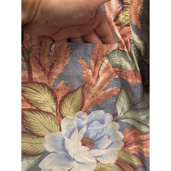 Reyn Spooner Hawaiian Shirt Men's Large Floral colorful vintage USA MADE - Picture 6 of 9